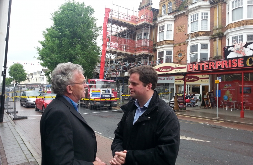 Kevin discusses Torbay Road Fire with Stephen Brooksbank