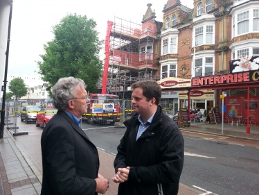 Kevin discusses Torbay Road Fire with Stephen Brooksbank